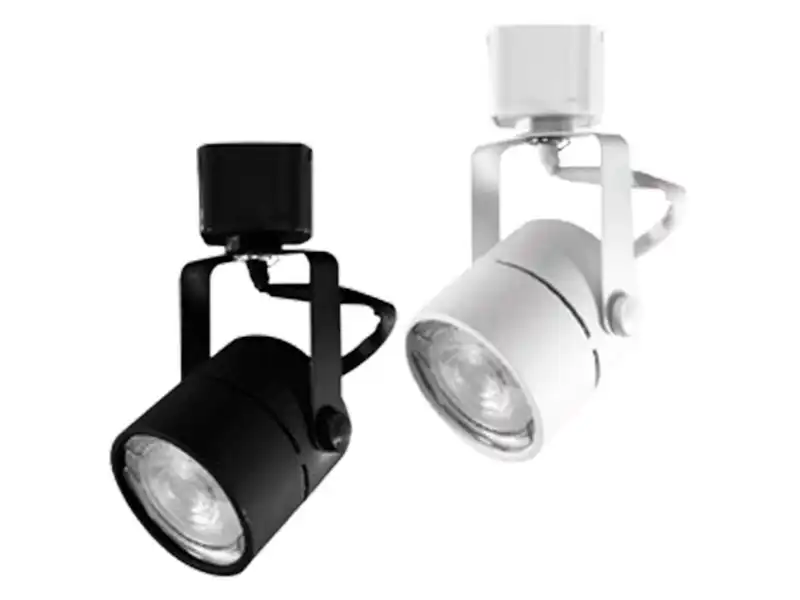 a pair of black and white lights