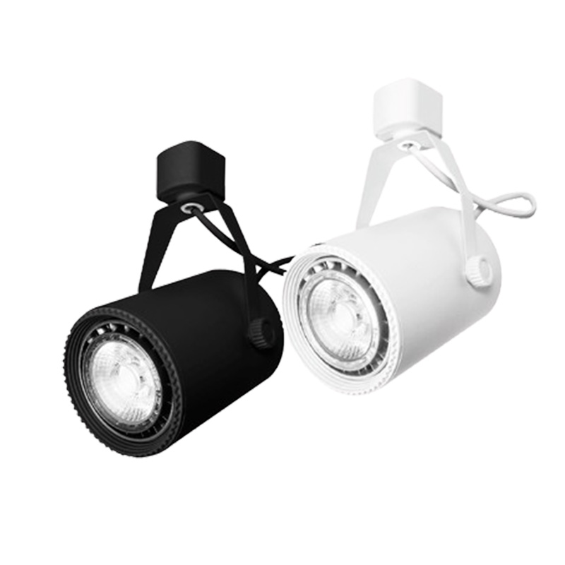 a pair of black and white lights